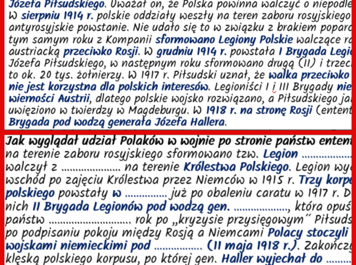 Polska i Polacy w czasie I wojny światowej