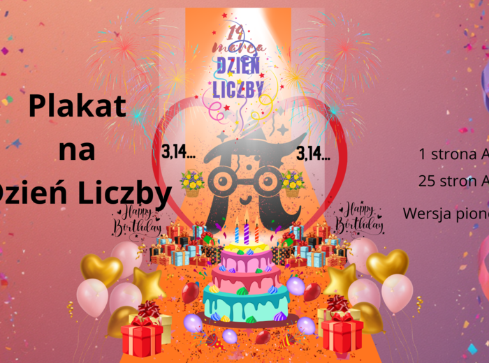 Dzień Liczby Pi – plakat XXL z 25 części