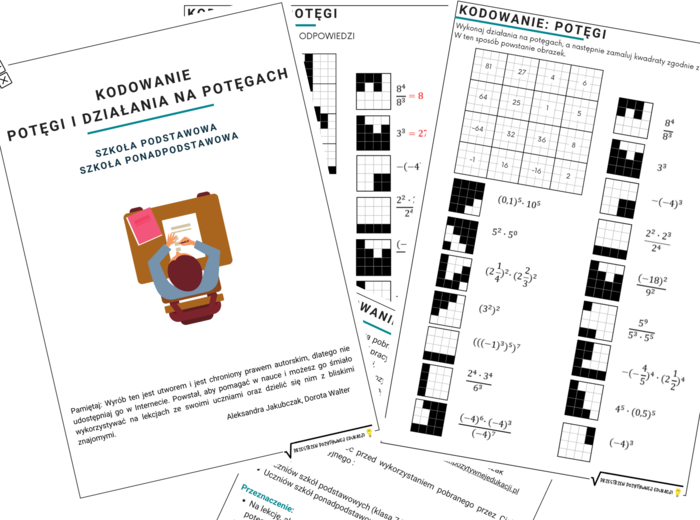 Kodowanie: potęgi i działania na potęgach