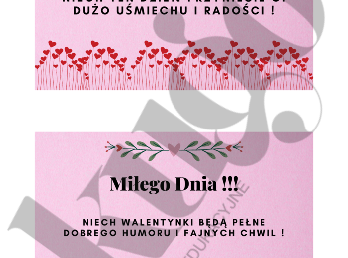 Życzenia Walentynkowe