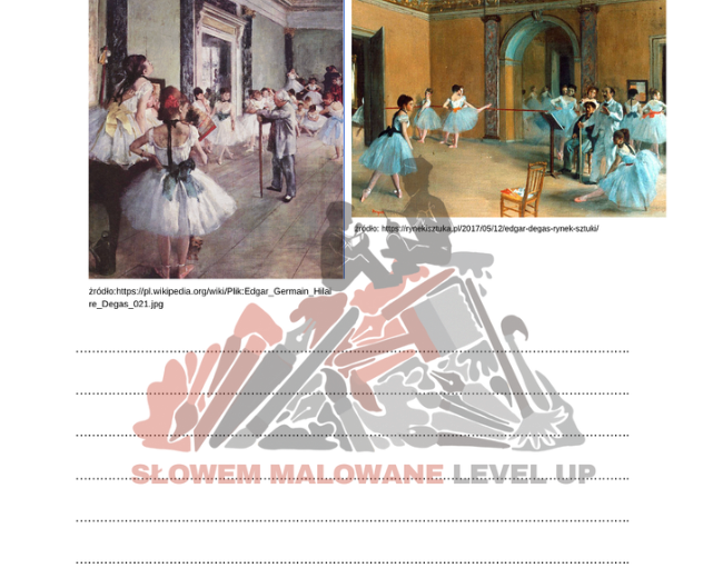 Impresjonizm_postimpresjonizm_secesja_12 zadań