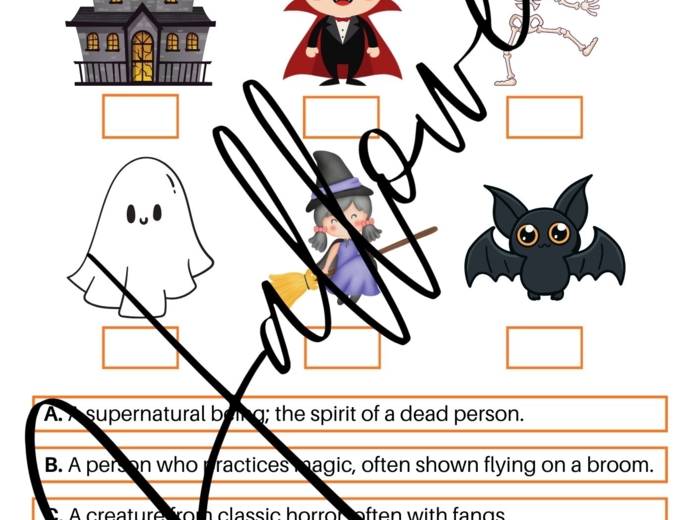 Angielski na Halloween: Zestaw Ćwiczeń A2/