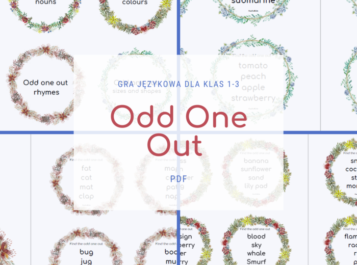 Odd One Out - gra językowa dla kl. 1-3