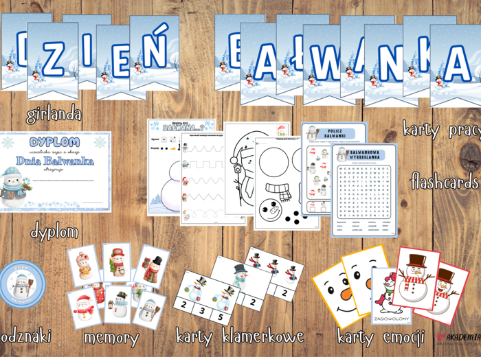 Dzień Bałwanka zestaw materiałów