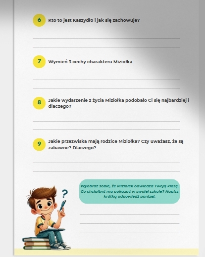 Zestaw edukacyjny „Poznaj Miziołka”