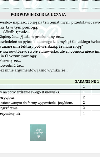 ARGUMENTUJEMY. ĆWICZYMY UZASADNIANIE STANOWISKA MATERIAŁ DLA UCZNIÓW KLAS 4-8