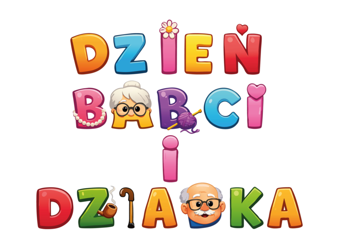 DZIEŃ BABCI i DZIADKA – napis do druku