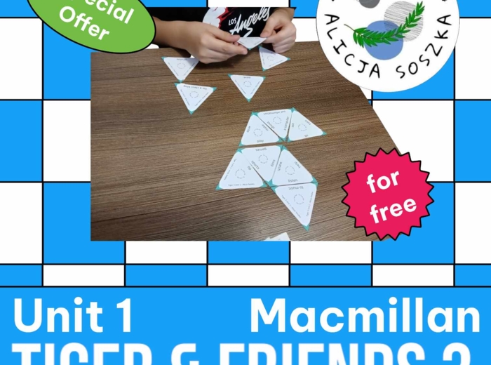 Trimino do Tiger & Friends 3 Unit 1 by Alicja Soszka