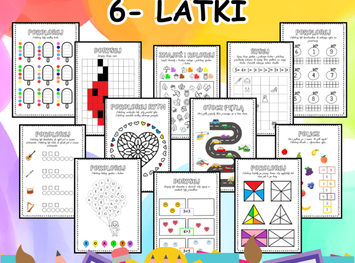 KARTY PRACY - 6 LATKI