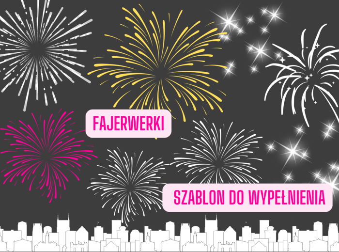 Fajerwerki - praca plastyczna