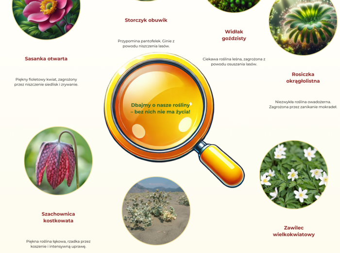 Plansze edukacyjne. Zwierzęta i rośliny chronione. Ekosystemy.