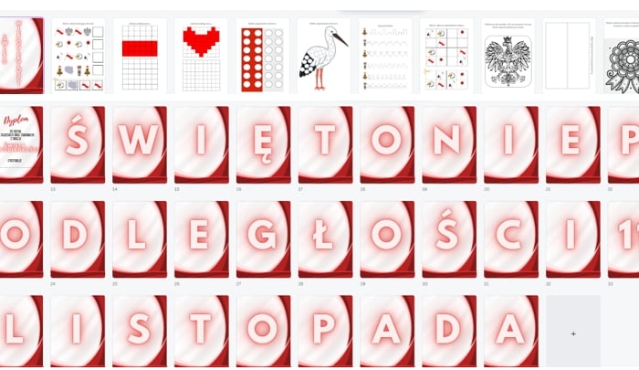 Święto Niepodległości zadania + girlanda + dyplom