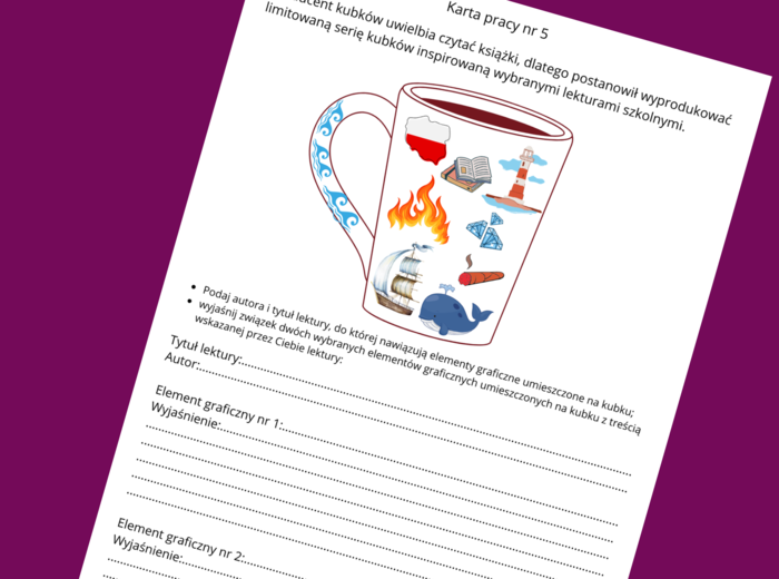 "LATARNIK" - lektury- kl. 4-8 – ikonki – powtórzenie - powtórka - egzamin - karta pracy