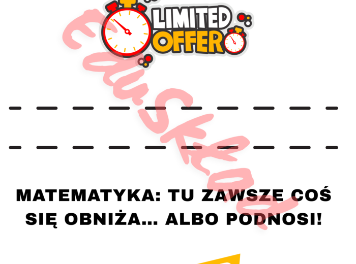 ⭐ Matematyczny Black Friday – zestaw humorystycznych plakatów do dekoracji szkoły!