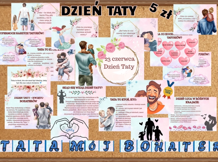 Dzień Taty 23 czerwca gazetka