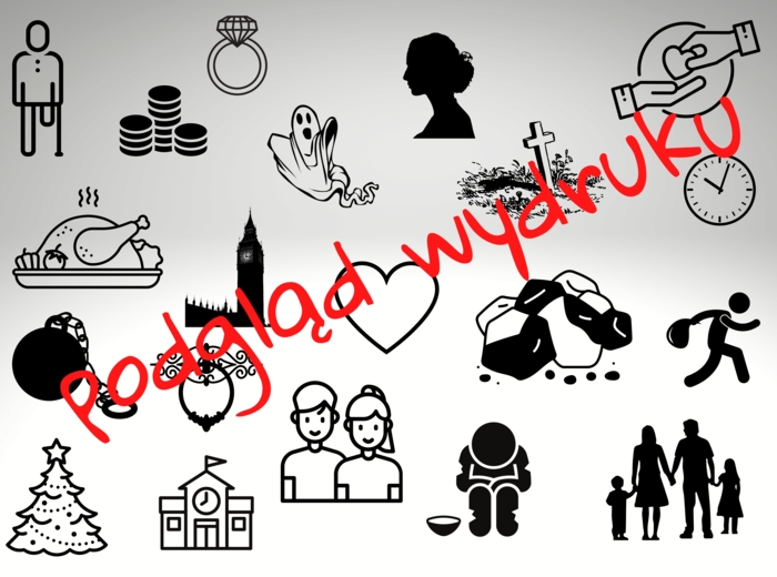 Plansza skojarzeniowa - "Opowieść wigilijna".