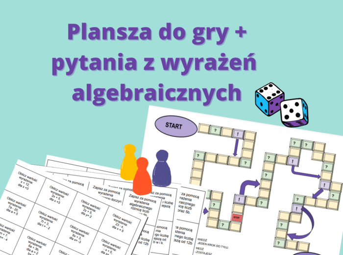 Gra planszowa - wyrażenia algebraiczne