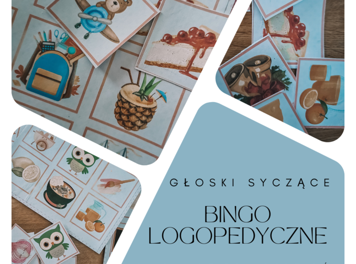BINGO LOGOPEDYCZNE - głoski syczące [s,c,z,dz]