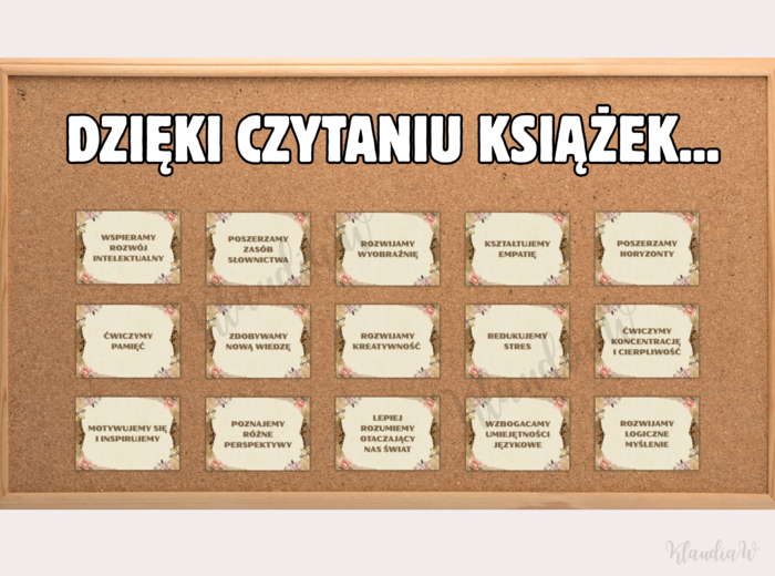 „Dzięki czytaniu książek…” - gazetka szkolna (wersja 2)