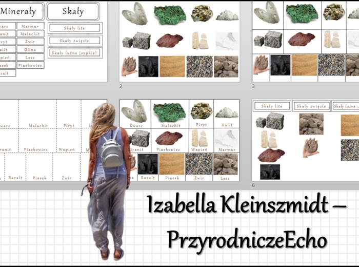 Materiał do zalaminowania/praca w grupach/stacje zadaniowe/układanka/puzzle „Czy wszystkie skały są twarde?”. Układanka w różnych wersjach w pdf. Przyroda, dział „Poznajemy krajobraz najbliższej okolicy”.