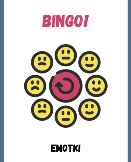 Bingo - Emotki: Zabawa, Która Uczy Rozumienia Emocji!