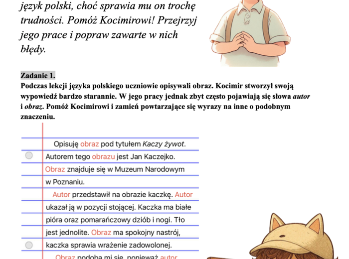 Ćwiczenia językowe