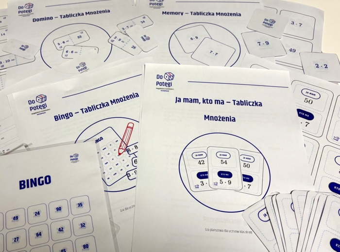 Pakiet 4 gier – Tabliczka mnożenia
