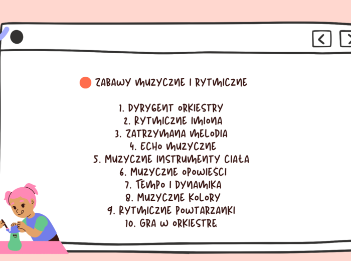 Bank zabaw na dywanie dla klasy 2