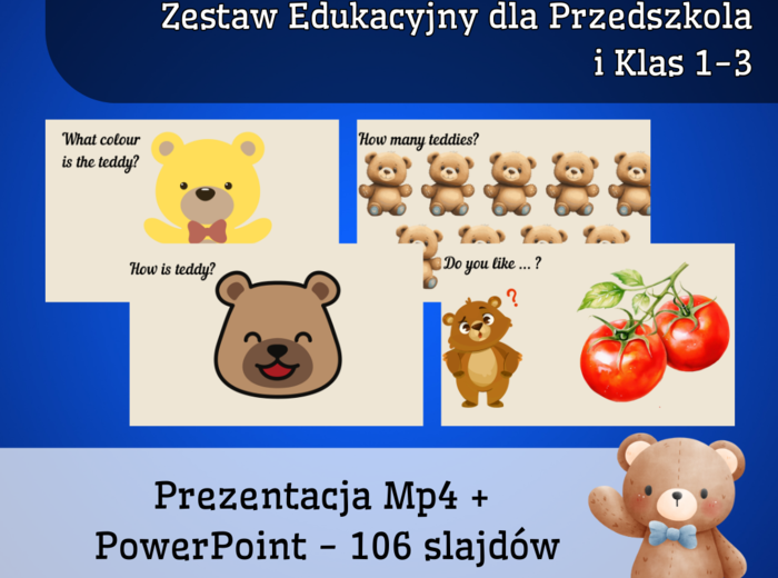 DZIEŃ PLUSZOWEGO MISIA Zestaw Edukacyjny dla Przedszkola i Klas 1-3 / TEDDY BEAR DAY