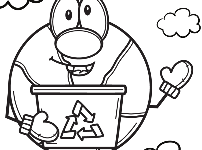 Dzień Ziemi, malowanka XXL