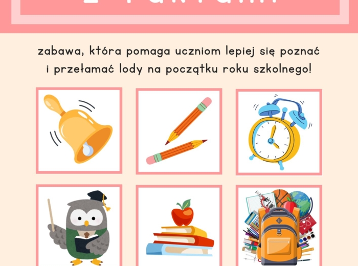 BINGO Z FAKTAMI - przełam lody na początku roku szkolnego!