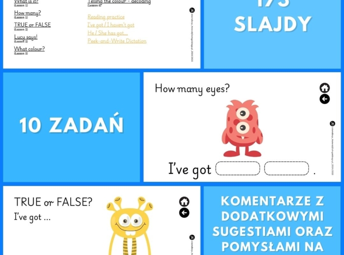 Prezentacja Shine On! 1 – Unit 5 My body