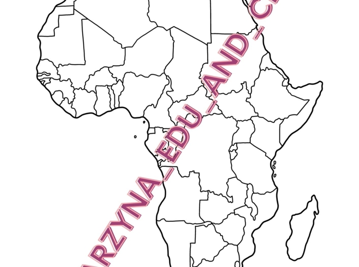 Mapy konturowe - kontynenty