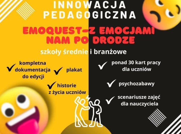EmoQuest - z emocjami nam po drodze - innowacja pedagogiczna dla szkół ponadpodstawowych.