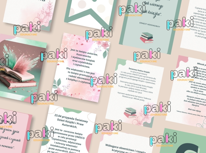 Światowy Dzień Książki - gazetka czytelnicza