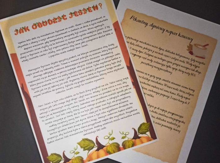 DYNIOWE PROPORCJE - matematyczna bajka manipulacyjna KLASA 7