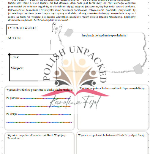 Zmierz się z lekturą "Opowieść wigilijna" Charlesa Dickensa, lektura obowiązkowa, egzamin ósmoklasisty