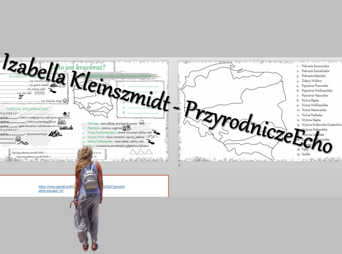 Dwie karty pracy „Co to jest krajobraz?” wykonane w power point do edycji. Geografia 5, „Krajobrazy Polski” na podstawie wydawnictwa NOWA ERA + w gratisie link do niekomercyjnego escape roomu do tego tematu.
