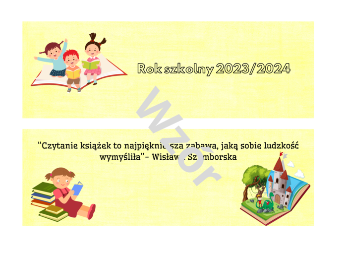 Zakończenie roku szkolnego- zakładki, wkładki do książek, dyplomy, sentencje