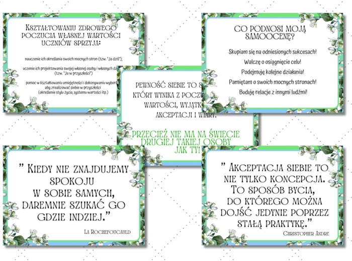 POCZUCIE WŁASNEJ WARTOŚCI