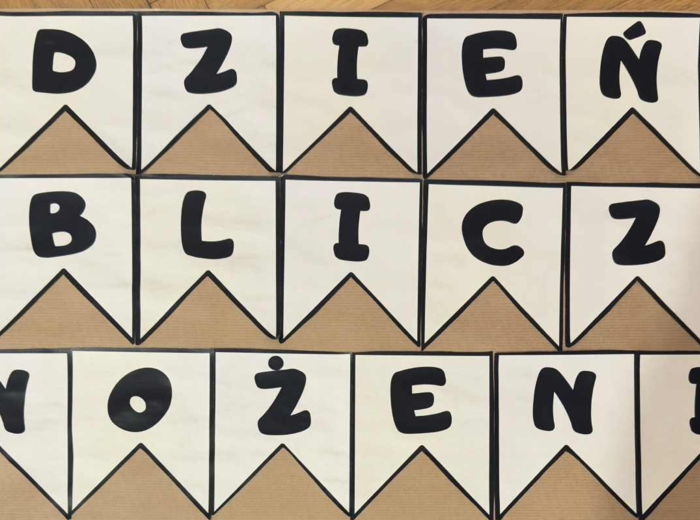 Napis dzień tabliczki mnożenia