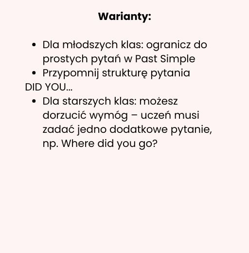 Find someone who- summer edition, gra, zabawa, integracja