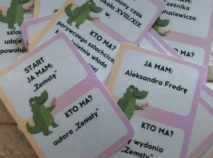 Ja mam... kto ma? „Zemsta” - gra dydaktyczna