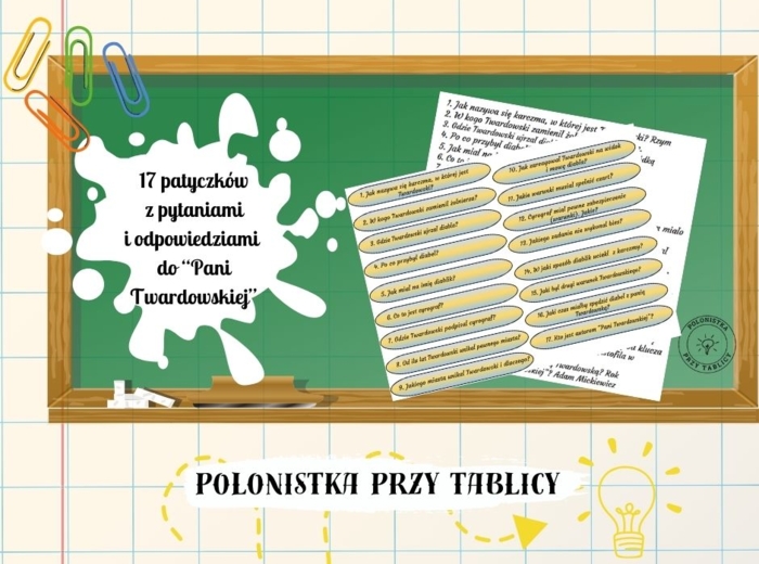 Patyczki - pytania i odpowiedzi - "Pani Twardowska"