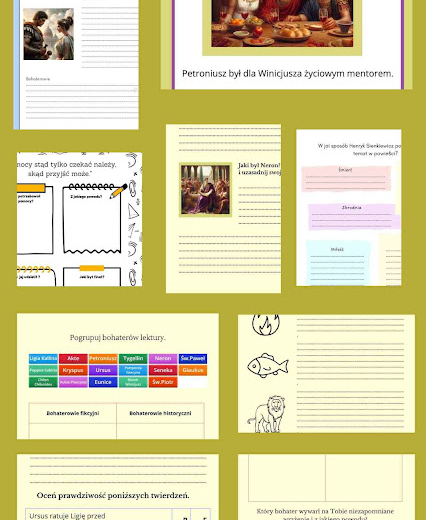 Stacje zadaniowe do lektury ,,Quo vadis"