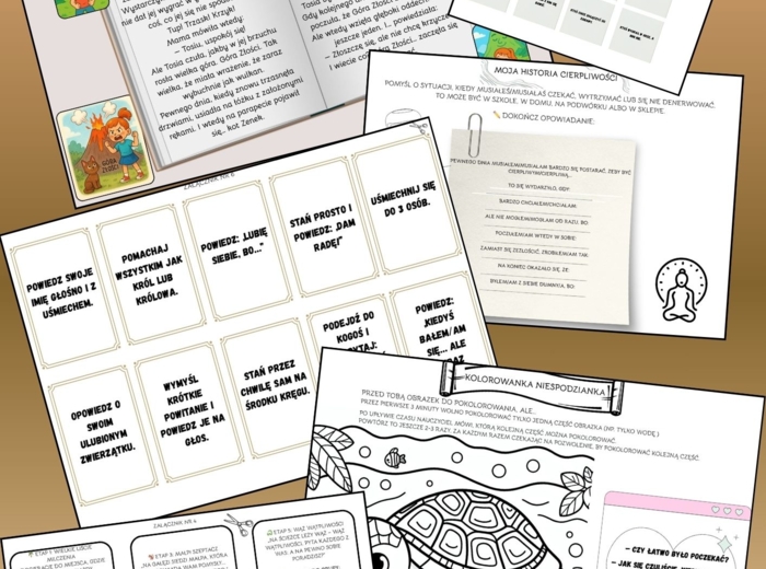 Bajki Terapeutyczne dla dzieci z zadaniami 1-3