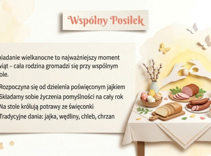 Wielkanoc - Polskie tradycje (gazetka szkolna / prezentacja, 19 plansz)