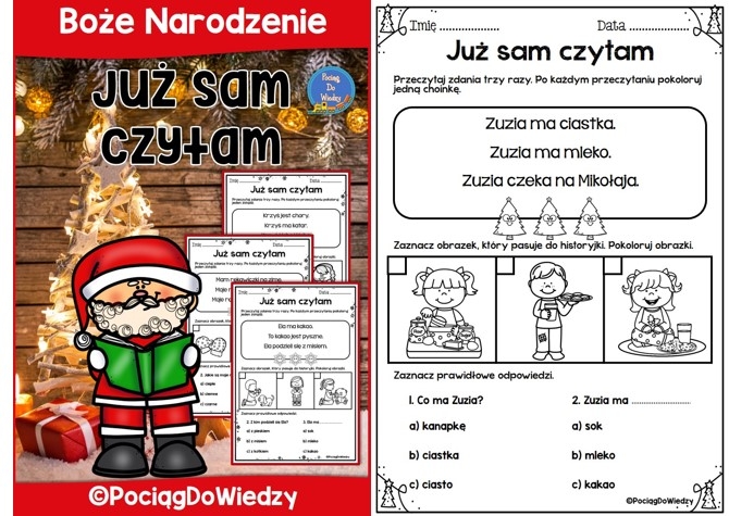 Boże Narodzenie - Już sam czytam