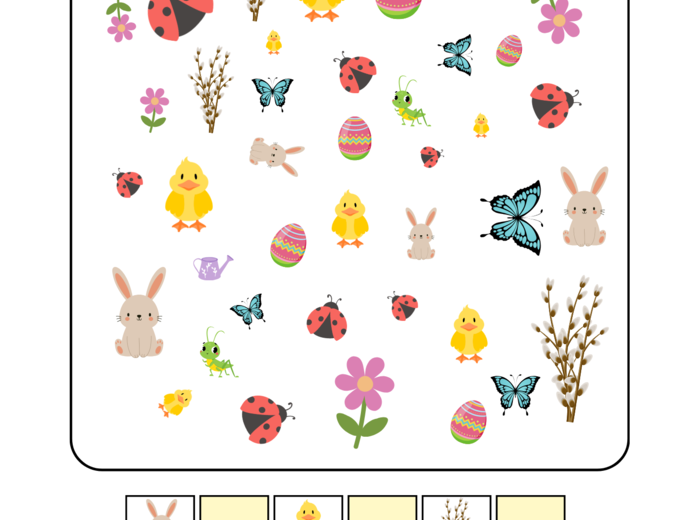 Zestaw zadań wiosennych dla dzieci w klasach 0-3