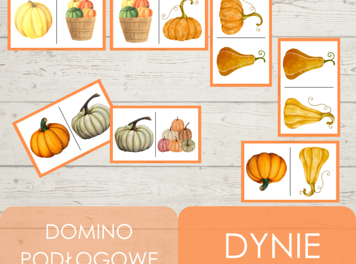 Domino podłogowe - dynie